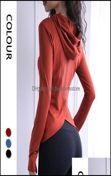 new yoga outfits womens highquality hooded sweatshirt outdoor fitness quick drying breathable drop delivery 2021 exercise fitness5629891, White;red
new yoga outfits womens highquality hooded sweatshirt outdoor fitness quick drying breathable drop delivery 2021 exercise fitness5629891, White;red