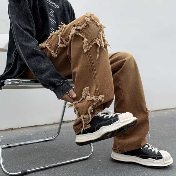 men's pants new fashion mens pants baggy denim stars graphic straight hip hop streetwear wide leg pants y2k harajuku jeans male trouser, Black
men's pants new fashion mens pants baggy denim stars graphic straight hip hop streetwear wide leg pants y2k harajuku jeans male trouser, Black