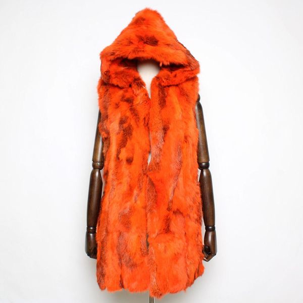 fur women winter warm rabbit fur vest hooded coat 100%natural genuine fur coat fashion long style sleeveless jacket, Black
fur women winter warm rabbit fur vest hooded coat 100%natural genuine fur coat fashion long style sleeveless jacket, Black