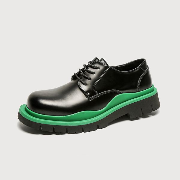 genuine leather mens platform derby shoes male oxfords lace up man formal dress shoes fashion designer flats, Black
genuine leather mens platform derby shoes male oxfords lace up man formal dress shoes fashion designer flats, Black