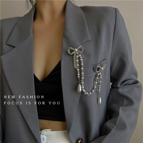pins brooches fashion double bowknot pin brooch vintage pearls tassel suit collar lapel shirt brooches accessories 230509, Gray
pins brooches fashion double bowknot pin brooch vintage pearls tassel suit collar lapel shirt brooches accessories 230509, Gray