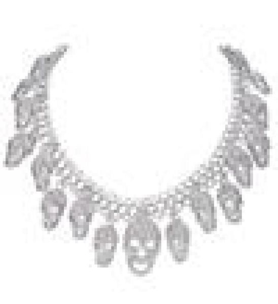 tuliper halloween skull necklace for women crystal rhinestone choker party jewelry accessories gifts iced out chain chokers4201745, Golden;silver
tuliper halloween skull necklace for women crystal rhinestone choker party jewelry accessories gifts iced out chain chokers4201745, Golden;silver