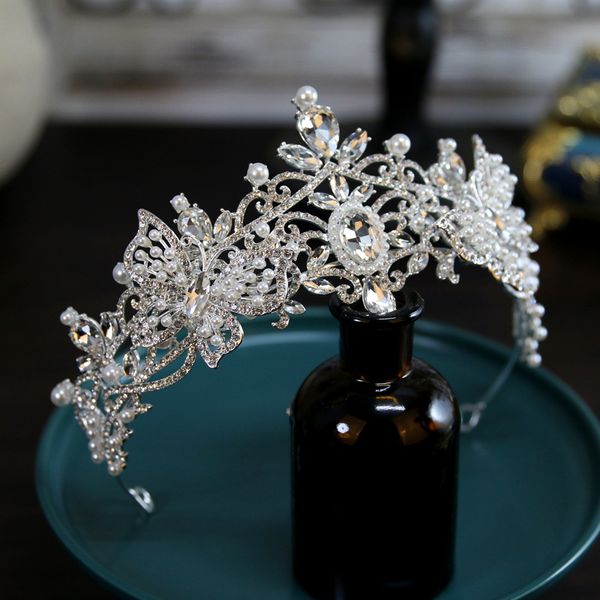 crystals beading bridal headpieces crown tiara wedding hair accessories women handmade headband ornaments female prom headdress hairband hea, Silver
crystals beading bridal headpieces crown tiara wedding hair accessories women handmade headband ornaments female prom headdress hairband hea, Silver