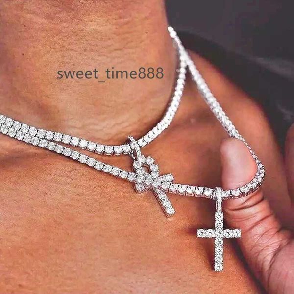 pass diamond tester 925 sterling silver vvs moissanite diamond ankh cross pendant 4mm tennis chain necklace jewelry set
pass diamond tester 925 sterling silver vvs moissanite diamond ankh cross pendant 4mm tennis chain necklace jewelry set