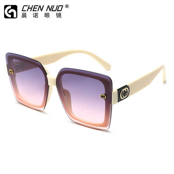 spring and summer new fashion large frame polarized sunglasses box slim women's popular street p glasses 7702, White;black
spring and summer new fashion large frame polarized sunglasses box slim women's popular street p glasses 7702, White;black