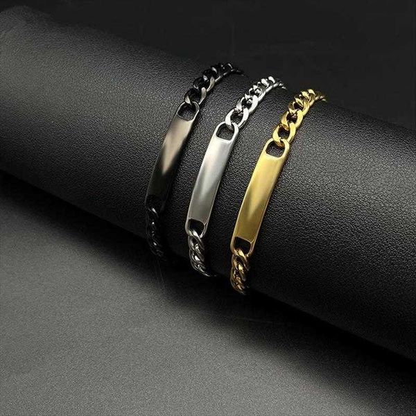 longrui trendy hip bracelets hop style titanium steel no fading glossy curved brand mens bracelet can carve writing, Golden;silver
longrui trendy hip bracelets hop style titanium steel no fading glossy curved brand mens bracelet can carve writing, Golden;silver