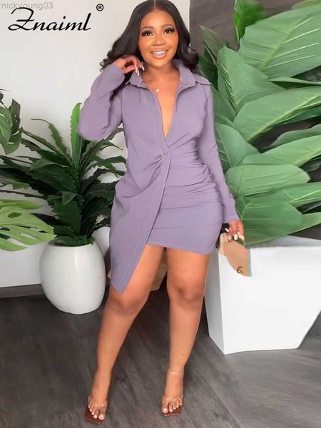 party dresses znaiml 2023 irregular blouse style shirt dress women long sleeve ruched wrap mini dresses elegant clubwear party prom vestidos, White;black
party dresses znaiml 2023 irregular blouse style shirt dress women long sleeve ruched wrap mini dresses elegant clubwear party prom vestidos, White;black