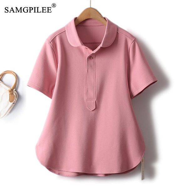 polos polo shirts for women 2023 summer new shirt collar literary style solid casual short sleeve women's tshirt commuting loose, White
polos polo shirts for women 2023 summer new shirt collar literary style solid casual short sleeve women's tshirt commuting loose, White
