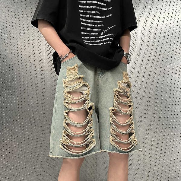 men's shorts ripped hole frayed jeans shorts men's summer wide leg high street denim knee lenght pants hip hop male shorts jeans g, White;black
men's shorts ripped hole frayed jeans shorts men's summer wide leg high street denim knee lenght pants hip hop male shorts jeans g, White;black