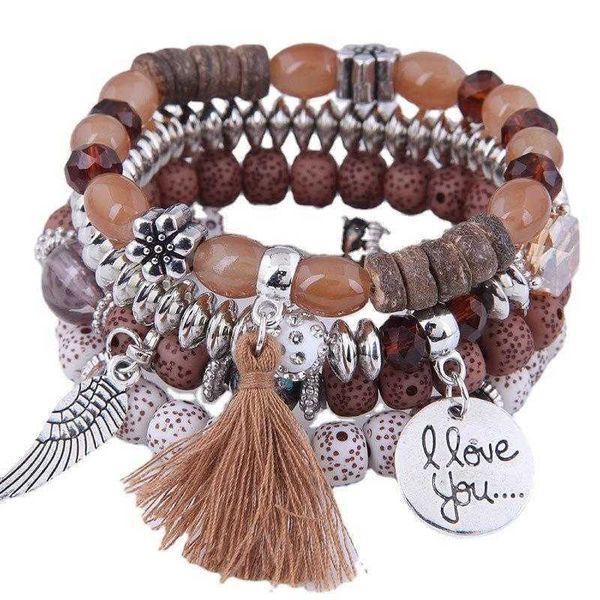 fashion simple all match disc strand heart wings tassel special beads temperament multi layer bracelet 0752, Black
fashion simple all match disc strand heart wings tassel special beads temperament multi layer bracelet 0752, Black