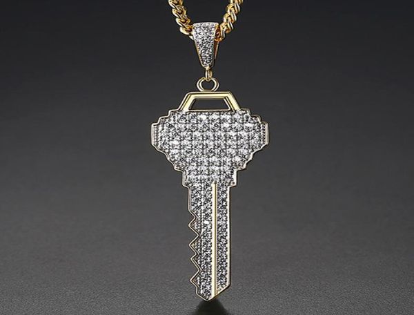 new men039s key pendants necklace ice out cubic zircon gold color fashion rock street hip hop jewelry with chain for gift6767142, Silver
new men039s key pendants necklace ice out cubic zircon gold color fashion rock street hip hop jewelry with chain for gift6767142, Silver