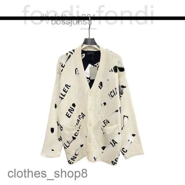 men's sweaters luxuriousbalencgity designer hoodies mens sweater ceiling fashion brand autumn and winter full printed knitted cardigan, White;black
men's sweaters luxuriousbalencgity designer hoodies mens sweater ceiling fashion brand autumn and winter full printed knitted cardigan, White;black