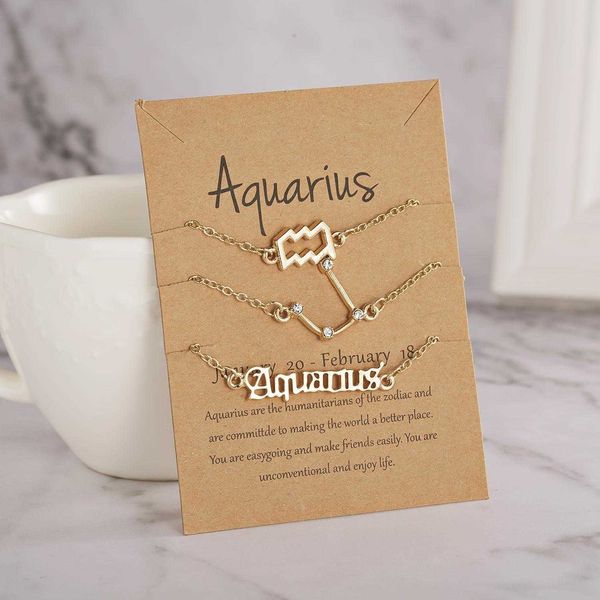 personalized twelve constellations bracelets 3 pack symbol starry sky ancient english constellation bracelet three piece set, Golden;silver
personalized twelve constellations bracelets 3 pack symbol starry sky ancient english constellation bracelet three piece set, Golden;silver