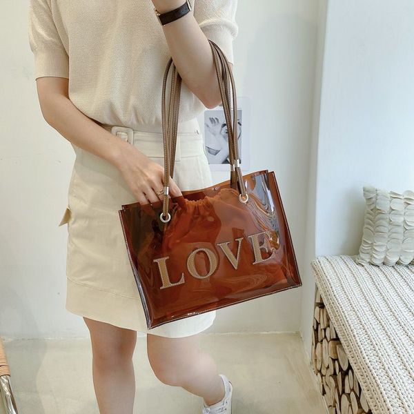 large transparent pvc tote bag multicolor ins style handbag gift plastic shopping bag with logo and say some words
large transparent pvc tote bag multicolor ins style handbag gift plastic shopping bag with logo and say some words