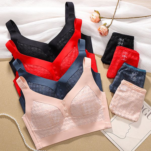 bras for women ultrathin full cup adjustable wireless large size underwear women's big chest breast contracting bra 230509, Red;black
bras for women ultrathin full cup adjustable wireless large size underwear women's big chest breast contracting bra 230509, Red;black