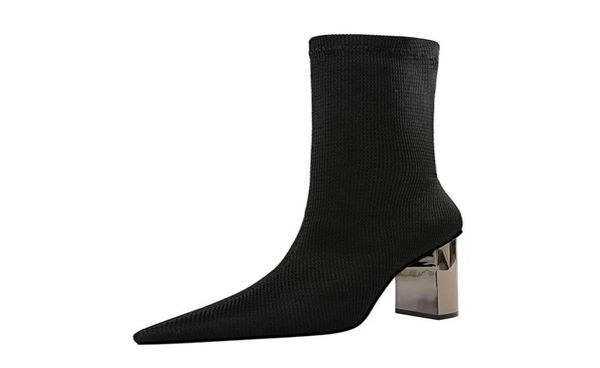 women kneehigh boots shoes genuine leather high heel lady boots pointed toe zip thick heels long boots autumn winter 405080789, Black
women kneehigh boots shoes genuine leather high heel lady boots pointed toe zip thick heels long boots autumn winter 405080789, Black