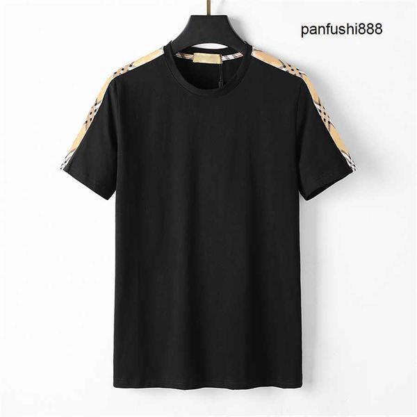 designer men's tee shirts black beige plaid stripe brand classic letters 100% cotton breathable wrinkle resistant and wo same style fas, White;black
designer men's tee shirts black beige plaid stripe brand classic letters 100% cotton breathable wrinkle resistant and wo same style fas, White;black