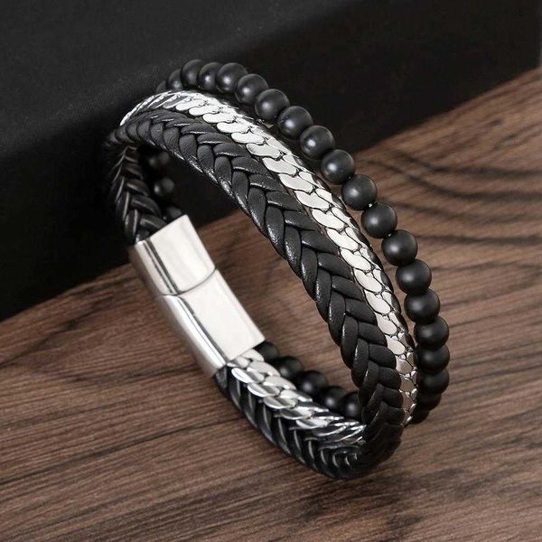 stainless steel unique obsidian bracelet string beads mens hand woven fashion ornament, Golden;silver
stainless steel unique obsidian bracelet string beads mens hand woven fashion ornament, Golden;silver