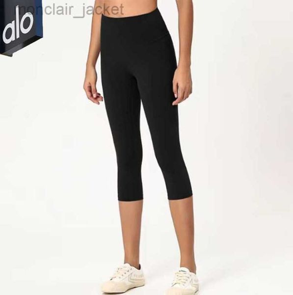 desginer alos yoga leggings same nude pure color high waist stretch fitness suit sports pants, Black
desginer alos yoga leggings same nude pure color high waist stretch fitness suit sports pants, Black