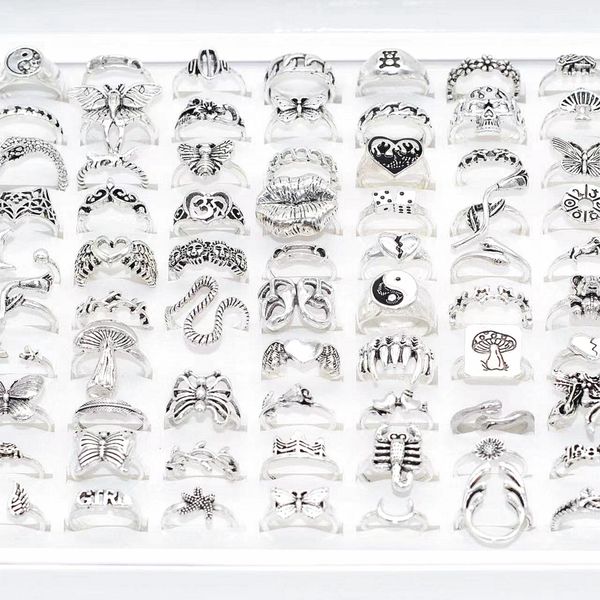 wholesale 50pcs mixed style animal lips flower vintage rings for women men antique silver plated fashion party gifts finger jewelry lots, Golden;silver
wholesale 50pcs mixed style animal lips flower vintage rings for women men antique silver plated fashion party gifts finger jewelry lots, Golden;silver