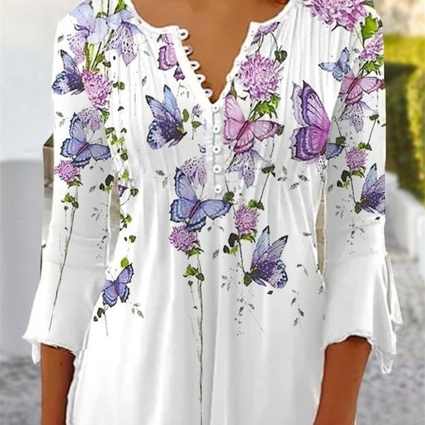 womens blouses shirts fashion women shirt casual loose longsleeved elegant printed temperament 230509, White
womens blouses shirts fashion women shirt casual loose longsleeved elegant printed temperament 230509, White