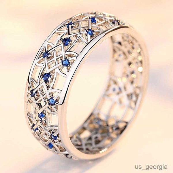 band rings beautiful hollow out design personalized and versatile engagement wedding ring size, Silver
band rings beautiful hollow out design personalized and versatile engagement wedding ring size, Silver