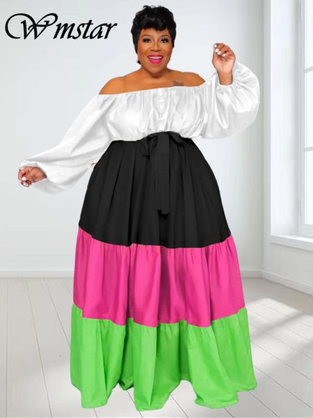 plus size dresses wmstar size for women wholesale cake patchwork draped elegant party loose bandage long dress fashion drop 230510, Black
plus size dresses wmstar size for women wholesale cake patchwork draped elegant party loose bandage long dress fashion drop 230510, Black