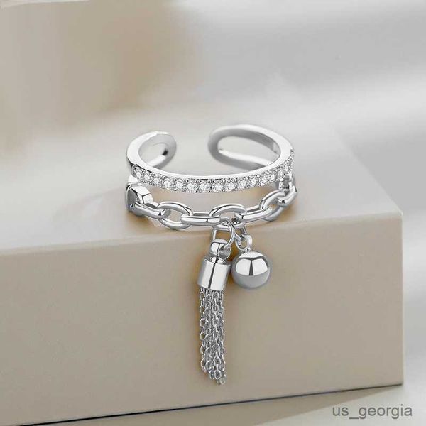 band rings vintage ethnic crystal rings link chain with spike pendant golden/white fingure ring for women opening ring jewelry, Silver
band rings vintage ethnic crystal rings link chain with spike pendant golden/white fingure ring for women opening ring jewelry, Silver