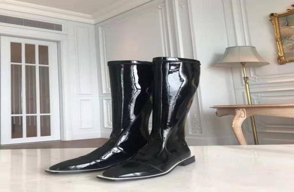 22021 autumn winter low heels round toe high boots for women fashion patent leather shoes flat heel woman back zip stretch boot kn9500603, Black
22021 autumn winter low heels round toe high boots for women fashion patent leather shoes flat heel woman back zip stretch boot kn9500603, Black