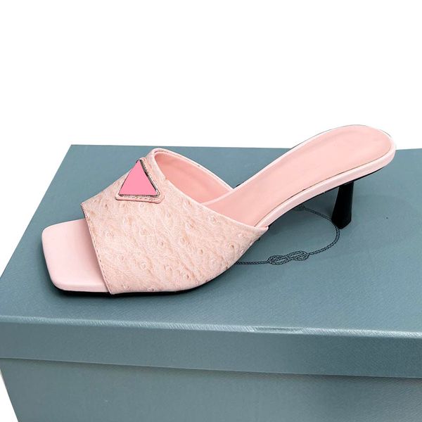 womens sandals stiletto heels 5cm ostrich skin slippers with triangular-shaped slides classic pink black square toes mules ladies dress shoe
womens sandals stiletto heels 5cm ostrich skin slippers with triangular-shaped slides classic pink black square toes mules ladies dress shoe