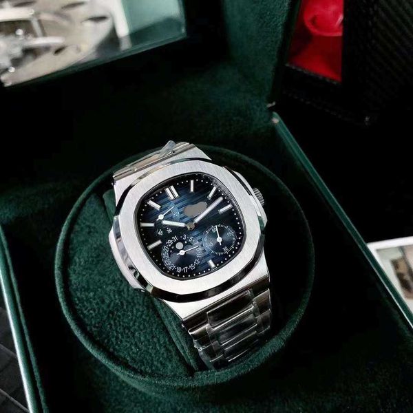 elegant luxury men's wrist watches peta pli 5712 factorys new zf multifunctional waterproof steel band business leisure designer mechan, Slivery;brown
elegant luxury men's wrist watches peta pli 5712 factorys new zf multifunctional waterproof steel band business leisure designer mechan, Slivery;brown