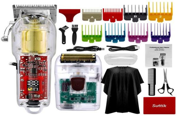 electric shavers transparent professional rechargeable hair clipper shaver grooming kit trimmer beard razor cutting machine men lc4113030
electric shavers transparent professional rechargeable hair clipper shaver grooming kit trimmer beard razor cutting machine men lc4113030