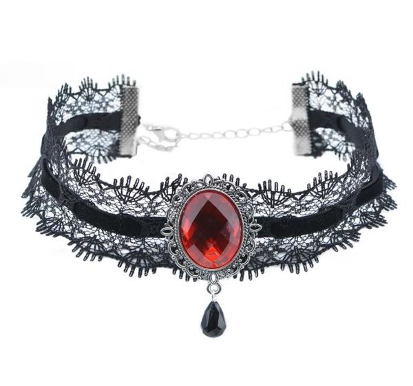 stylish lace choker velvet ribbon wine red acrylic stones collar crystal pendant necklace for charm women8203106, Silver
stylish lace choker velvet ribbon wine red acrylic stones collar crystal pendant necklace for charm women8203106, Silver