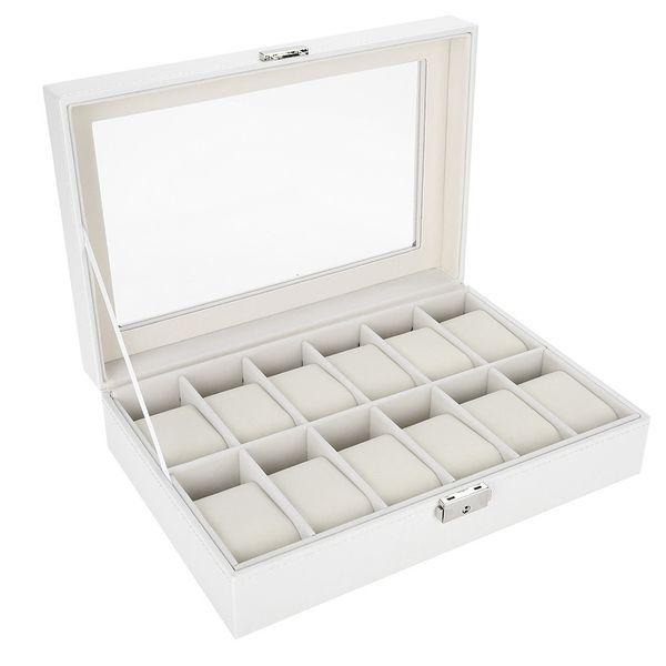 watch boxes cases 12 slots grids storage box pu leather white jewelry bracelet display holder organizer wrist case gift 230509, Black;blue
watch boxes cases 12 slots grids storage box pu leather white jewelry bracelet display holder organizer wrist case gift 230509, Black;blue