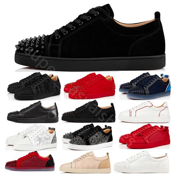 with box loubutins christians red-bottomes shoes dress loafers designer men women rivets low studed black sude white holes sneakers trainers
with box loubutins christians red-bottomes shoes dress loafers designer men women rivets low studed black sude white holes sneakers trainers