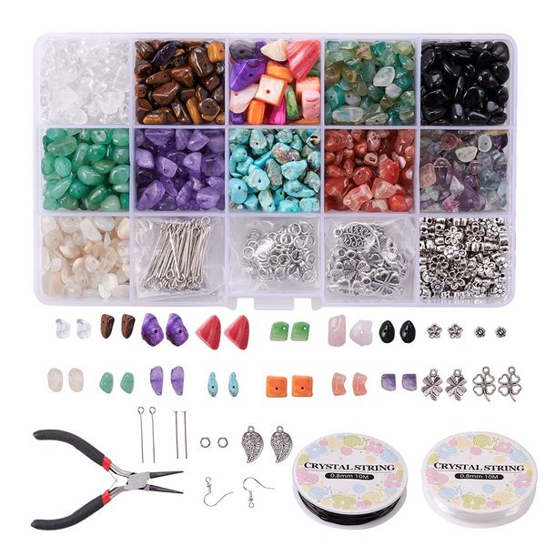 popular crushed stone natural stone bead bracelet handmade beaded material suit diy jewelry accessories set wholesale, Black
popular crushed stone natural stone bead bracelet handmade beaded material suit diy jewelry accessories set wholesale, Black