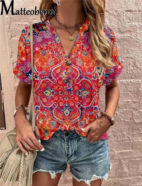 women's tshirt elegant print button decoration v neck female 2023 summer casual hip hop style tee's bat short sleeve loose 230510, White
women's tshirt elegant print button decoration v neck female 2023 summer casual hip hop style tee's bat short sleeve loose 230510, White
