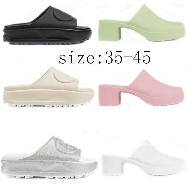 2023 womens platform perforated loafers designer women slipper mules rubber slides lug sole high heel height pvc loafers purple black size 3
2023 womens platform perforated loafers designer women slipper mules rubber slides lug sole high heel height pvc loafers purple black size 3