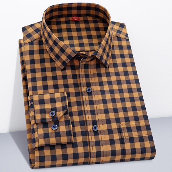 men s casual shirts 2023 plaid for mens long sleeve cotton dress man chest pocket regular fit men social shirt clothing 4xl 230511, White;black
men s casual shirts 2023 plaid for mens long sleeve cotton dress man chest pocket regular fit men social shirt clothing 4xl 230511, White;black