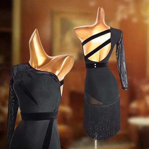 skirt pure color latin dance dress tassel practice costumes women black fringe salsa chacha rumba dancewear clothes 230511, Black;white
skirt pure color latin dance dress tassel practice costumes women black fringe salsa chacha rumba dancewear clothes 230511, Black;white