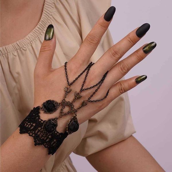 festival dance accessories black vintage lace womens bracelet wristband ornament wholesale, Golden;silver
festival dance accessories black vintage lace womens bracelet wristband ornament wholesale, Golden;silver