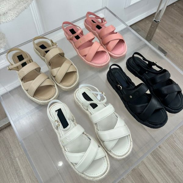 interlocking c fashion dad sandals real leather lambskin logo paseo mules women's crisscross strap slingbacks platform straw espadrille, Black
interlocking c fashion dad sandals real leather lambskin logo paseo mules women's crisscross strap slingbacks platform straw espadrille, Black