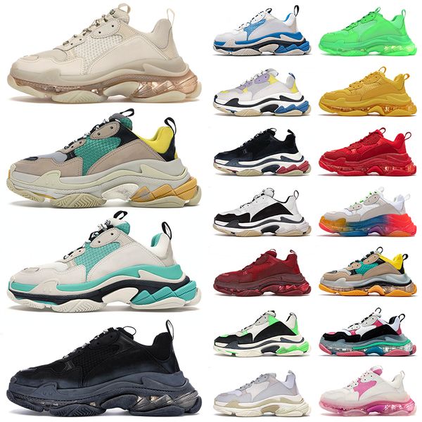 triple s athletic designer shoes triple-s old grandpa luxury loafers vintage 17fw paris clear sole crystal bottom men women sneakers trainer, Black
triple s athletic designer shoes triple-s old grandpa luxury loafers vintage 17fw paris clear sole crystal bottom men women sneakers trainer, Black