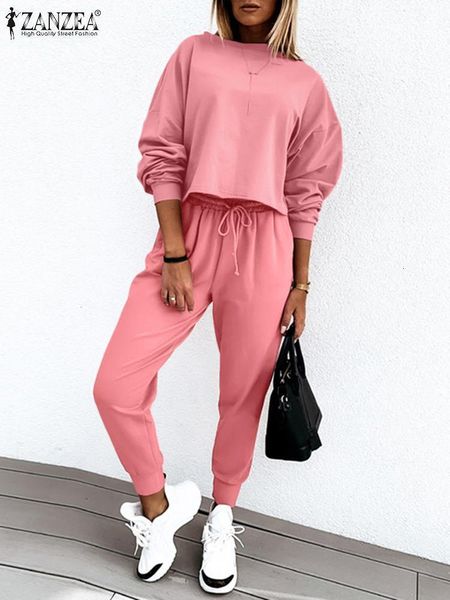 women's two piece pants 2pcs women outifits zanzea autumn long sleeve blouse pants sets casual solid matching sets female trouser suits, White
women's two piece pants 2pcs women outifits zanzea autumn long sleeve blouse pants sets casual solid matching sets female trouser suits, White