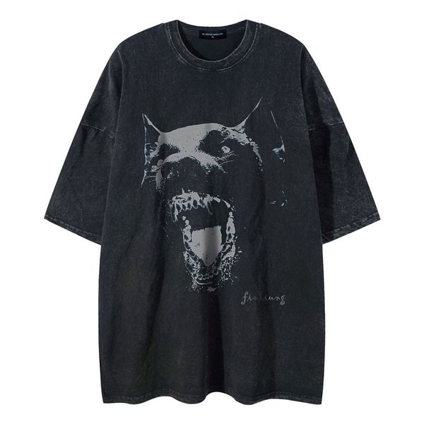 vintage t-shirt hip hop rottweiler dog graphic print washed tshirt streetwear harajuku punk gothic rock tee fashion summer, White;black
vintage t-shirt hip hop rottweiler dog graphic print washed tshirt streetwear harajuku punk gothic rock tee fashion summer, White;black