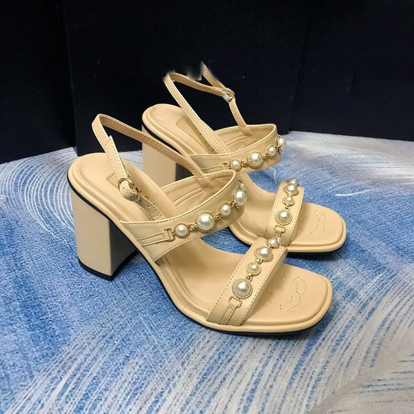 designer womens sandals pearl high heels 9cm mid-heels 5cm slippers adjustable metal ankle buckle dress shoes party banquet casual shoes alp, Black
designer womens sandals pearl high heels 9cm mid-heels 5cm slippers adjustable metal ankle buckle dress shoes party banquet casual shoes alp, Black