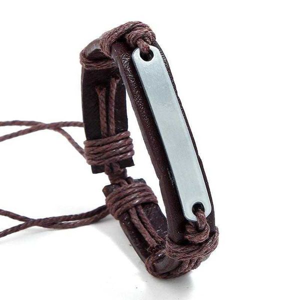 mens bracelet light plate alloy vintage diy laser sculpture cattle leather authentic weave, Golden;silver
mens bracelet light plate alloy vintage diy laser sculpture cattle leather authentic weave, Golden;silver