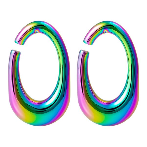2pcs rainbow ear weight heavy hanger earring gauges surgical steel flesh tunnel plugs stretcher expander piercing body jewelry, Silver
2pcs rainbow ear weight heavy hanger earring gauges surgical steel flesh tunnel plugs stretcher expander piercing body jewelry, Silver