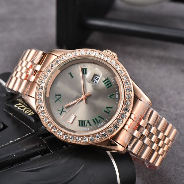 watch quartz mens watches 42mm silver wristband waterproof all stainless steel wristband fashion designer wristwatch ro5, Slivery;brown
watch quartz mens watches 42mm silver wristband waterproof all stainless steel wristband fashion designer wristwatch ro5, Slivery;brown