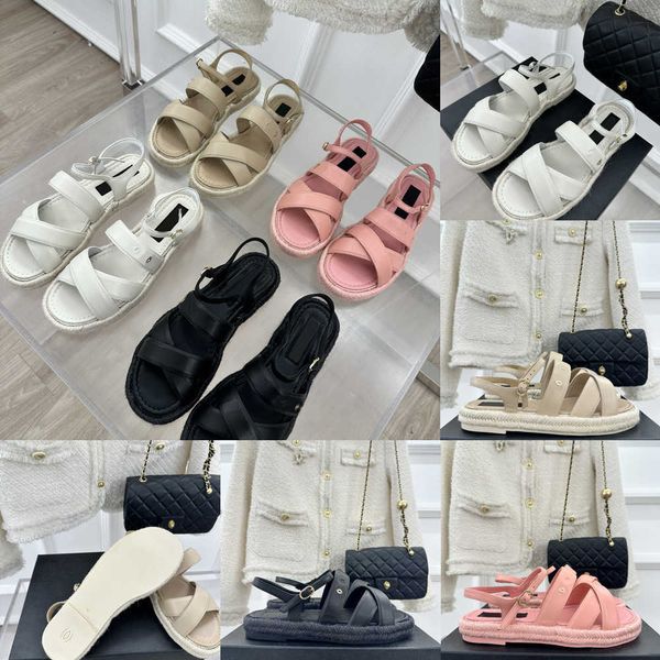 designer women's shoes straw-woven fisherman's slippers thick-soled slippers designer famous sandals heel height flat slippers sho, Black
designer women's shoes straw-woven fisherman's slippers thick-soled slippers designer famous sandals heel height flat slippers sho, Black
